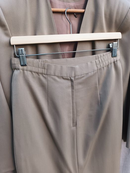 Conjunto casaco e saia lã vintage