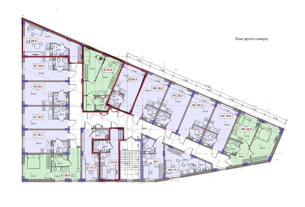 1-кімнатна квартира за адресою (площа 36,8 м²) - Atlanta.ua - фото 3