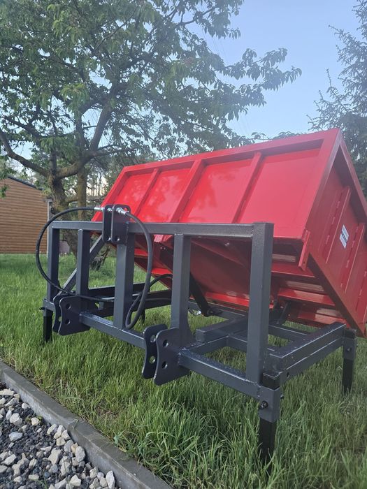 Nowa skrzynia wzmacniana z kiprem hydraulicznym 1.5 m GWARANCJA