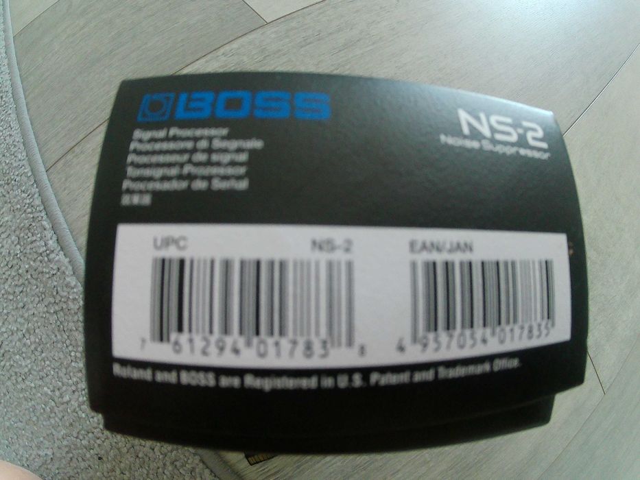 Boss NS-2 Noise Suppressor — Caixa e Manuais Originais