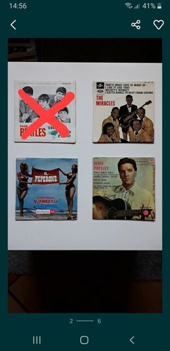 Vários discos singles