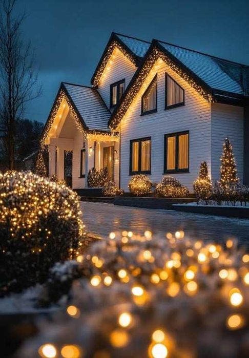 Lampki choinkowe 1000 LED barwa ciepła / barwa zimna na Święta