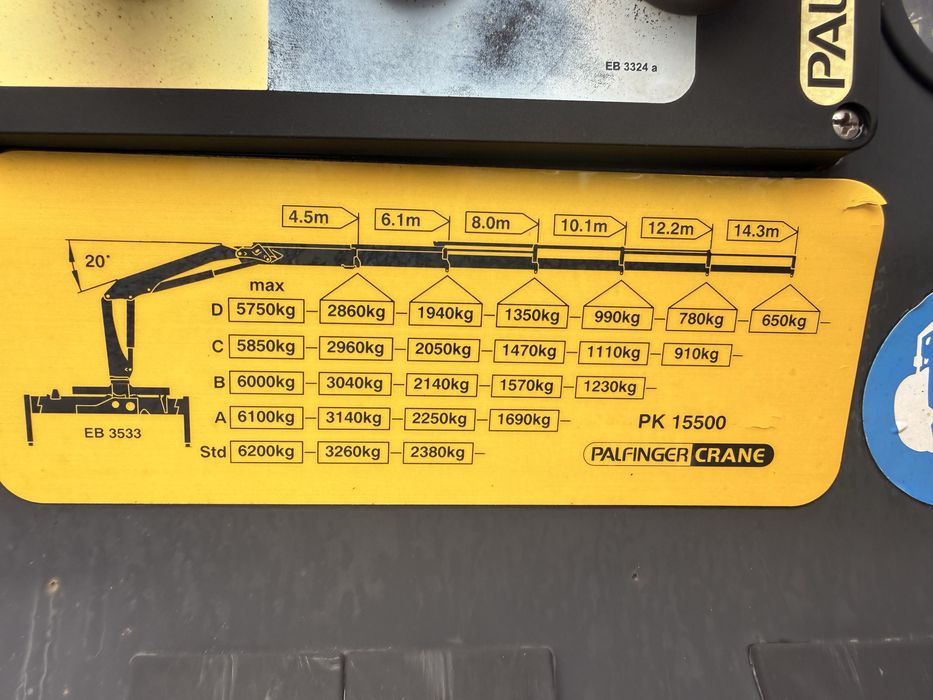 VOLVO FE GRUA PK15500 E ESTRADO 7,50 APENAS 197.000km ##OPORTUNIDADE##