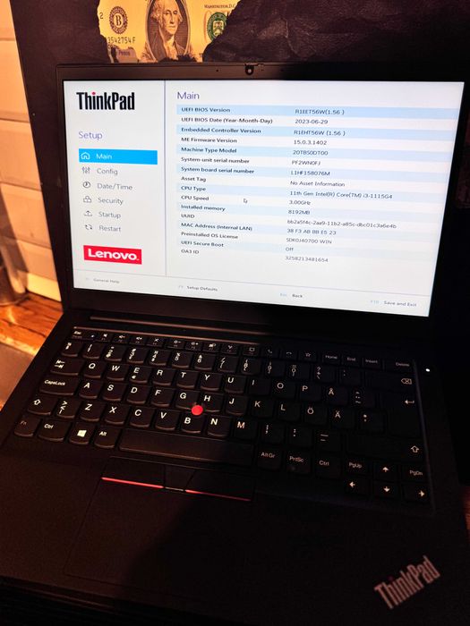 Lenovo ThinkPad E14 14” | i3-1115G4 | 8GB | SSD 256GB | Топ ціна!