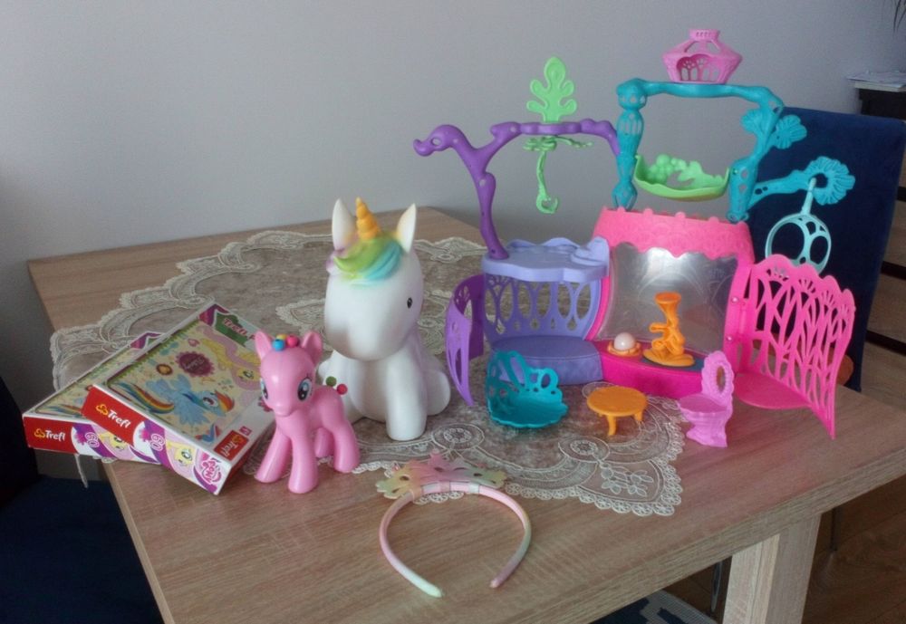 Podwodny zamek My Little Pony, lampkę świecącą jednorożec, konik Pony,