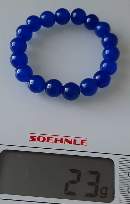 Sodalit kamienie naturalne piękna bransoletka niebieski kamień