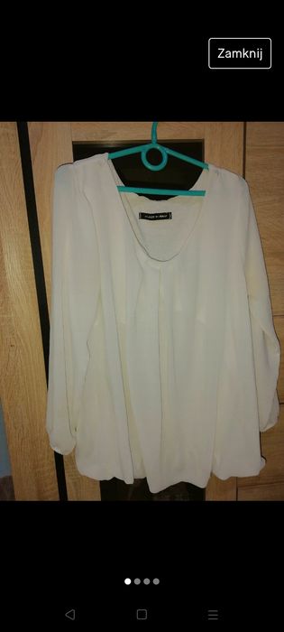 Bluzka S Elegancka biała