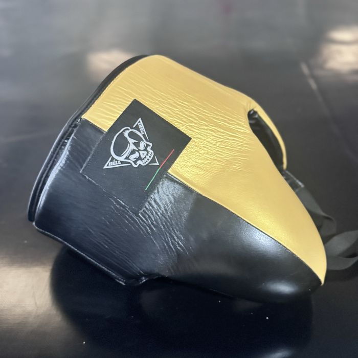 CONQUILHA EM PELE MARCA HELL FIGHT NOVAS PROTECAO INTEGRAL