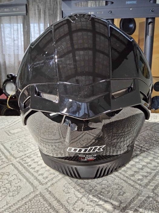 Capacete NOVO a Estrear UNIK Modelo FS-867 cor Preto Brilhante