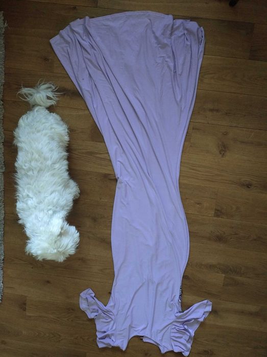 Sukienka maxi wieczorowa elegancka na wesele