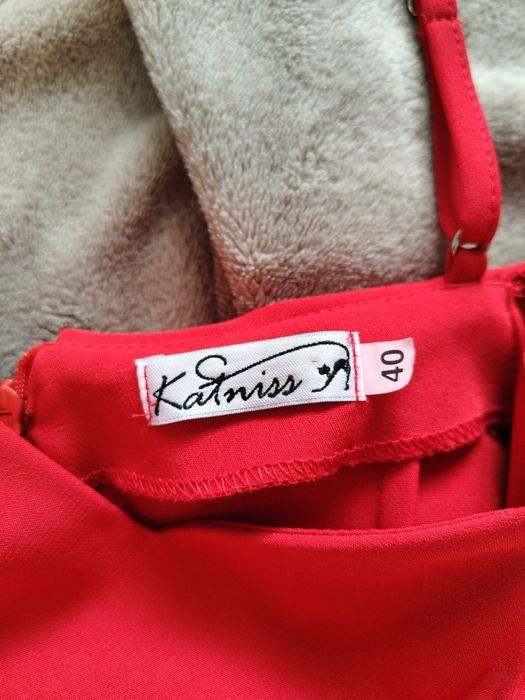 Czerwona sukienka mini Kulunove