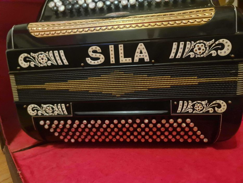 Acordeão Sila - 3a voz - 120 baixos 13kg~15kg