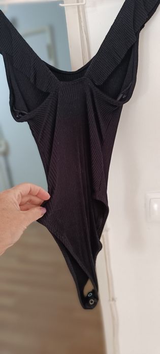 Body preto marca Pull e Bear. Tamanho S. Usado. Algodão