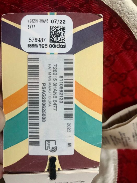 Adidas x Gucci GG Canvas Bucket Hat - M