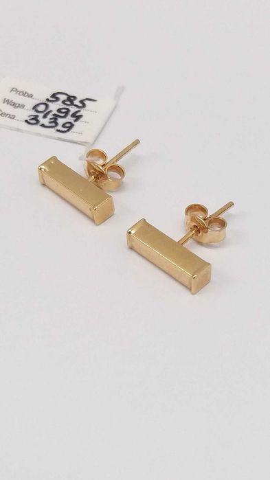 Kolczyki nowe złote próba 585