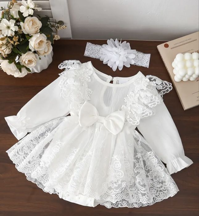 Плаття на хрестини на 4-6 місяців