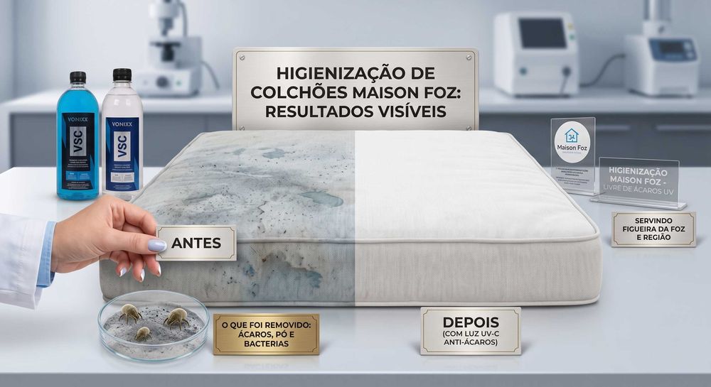 Lavagem e Higienização de Estofos e Colchões | Eliminação de Ácaros e Manchas