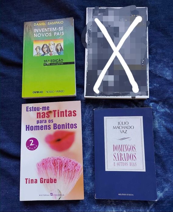 Livros diversos sobre arte, lifestyle, romance, educação, ...