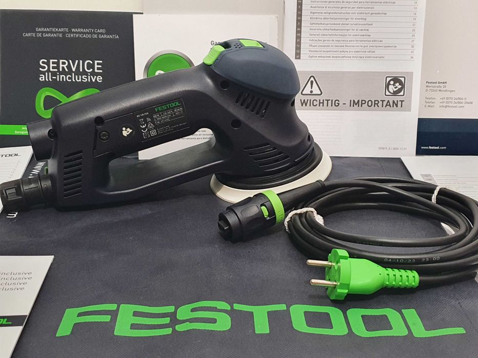 FESTOOL RO 125 FEQ szlifierka mimośrodowa 125mm dysk nowa Germany