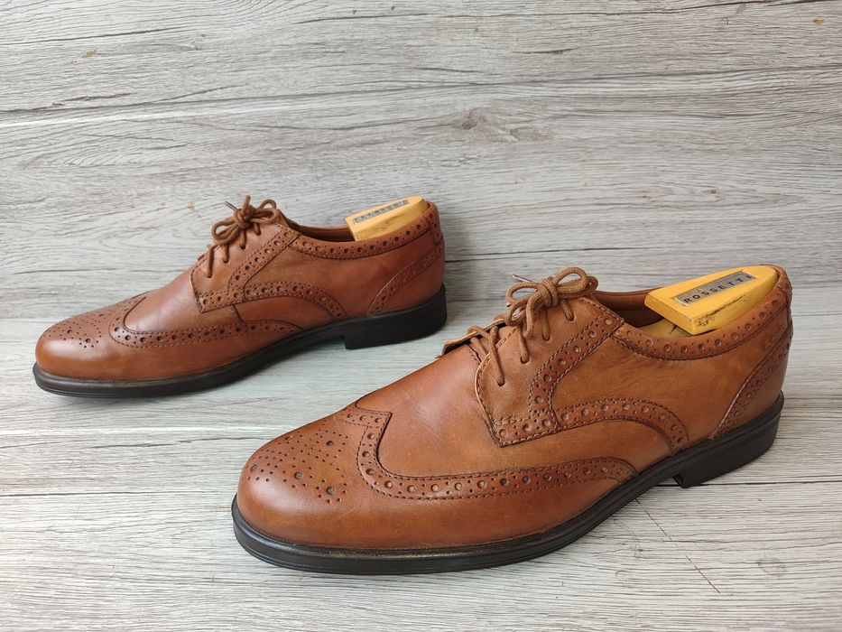 Clarks 43р туфли мужские ботинки кожаные Индия