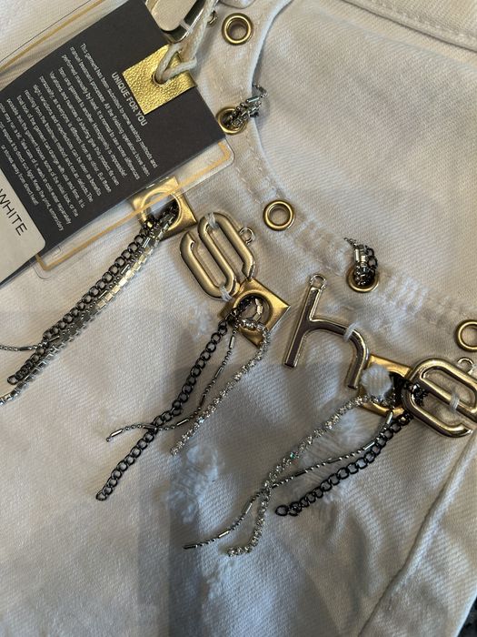 Spodenki jeans D she- fajnie zdobione r.27