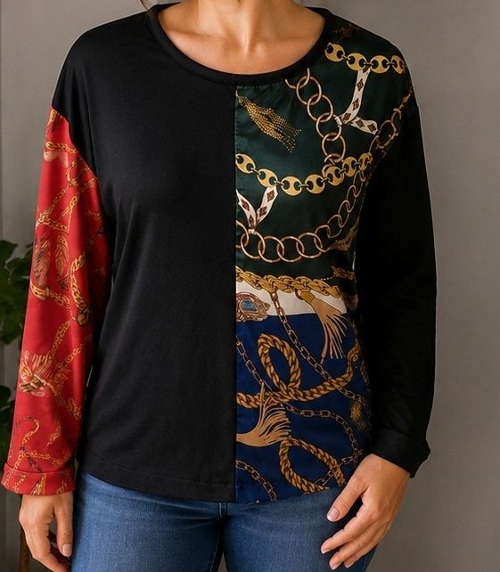 Bluza Zara luźna elegancka Cropp top s m