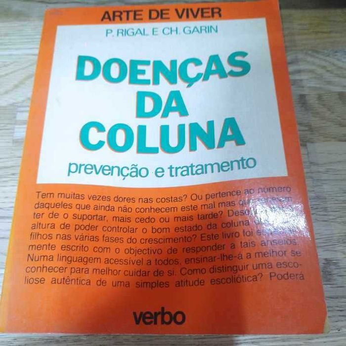 vendo livro doença da coluna