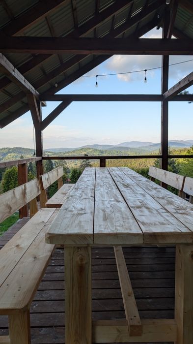 Góralski domek na szczycie obok stoku wynajem noclegi Beskid 15osób
