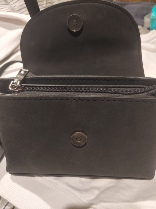 Сумка, чёрная, через плечо