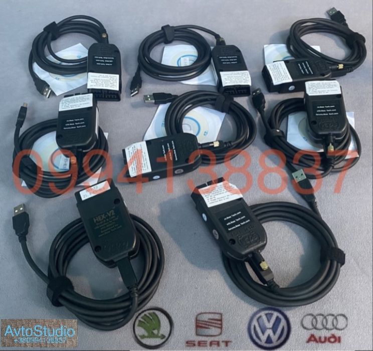 VCDS, 23.3 hex v2, вася диагност, vag com, 409.1 kkl, vag commander ...