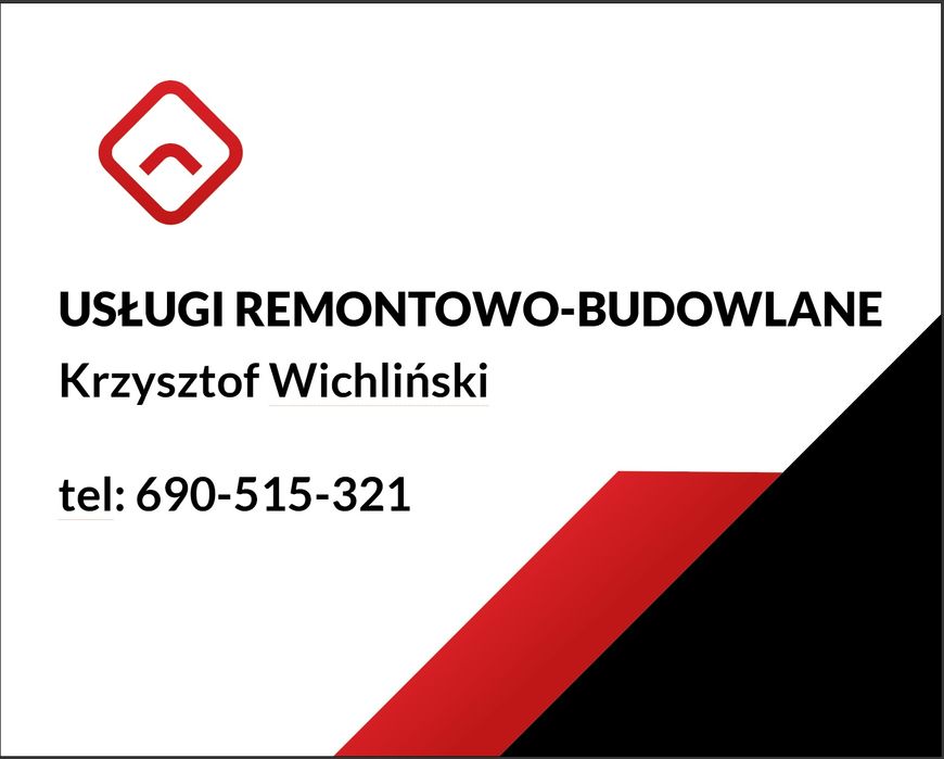 Usługi remontowo-budowlane
