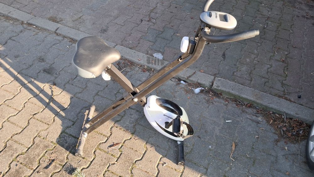 Rower treningowy stacjonarny składany rehabilitacjny