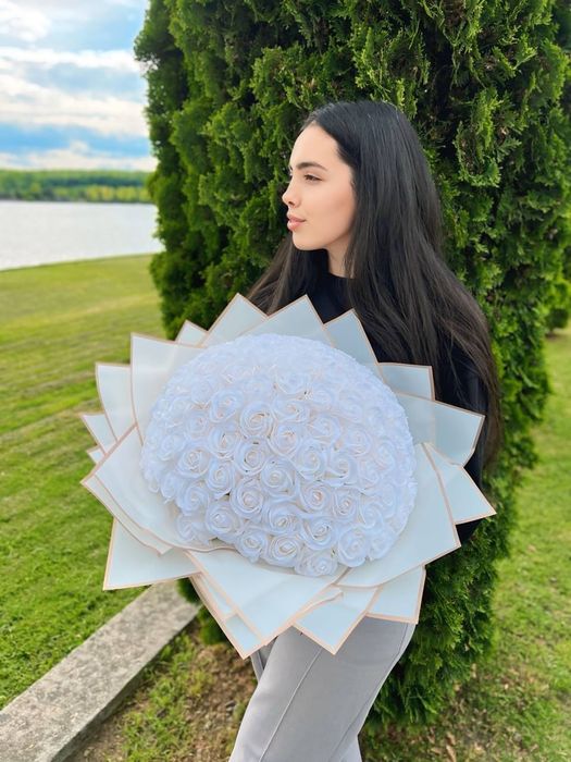 Букети Вау з мильних троянд - оригінальний подарунок коханій жінці