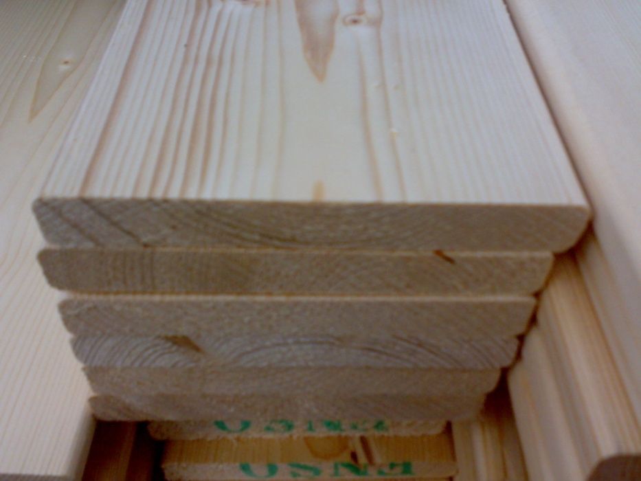 Deska suszona strugana 140*19 świerk skandynawski ecowood Polska