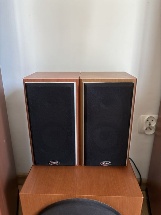 Wieża stereo zestaw yamaha drewniany