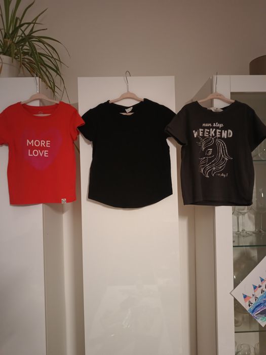 T shirty rozmiar 110/116 i 116