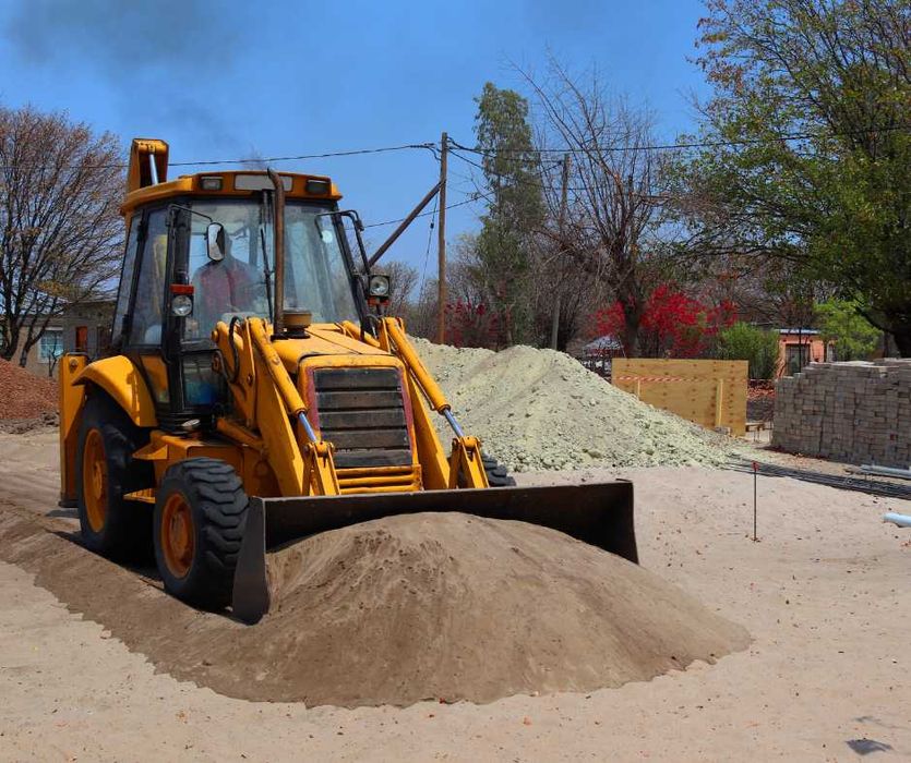 USŁUGI KOPARKA ładowarka minikoparka, odśnieżanie, utwardzanie terenu