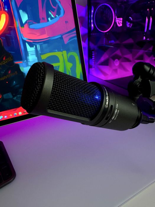 Оригінальний студійний мікрофон Audio-Technica AT2020USB+