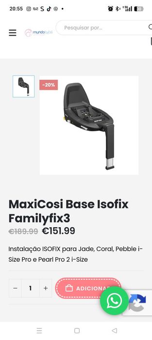 Base Isofix FamilyFix3 Maxi Cosi