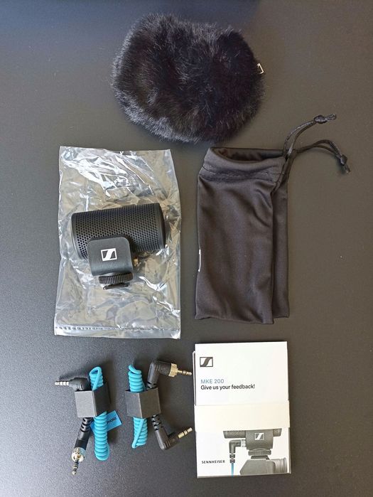 Sennheiser MKE 200 - Microfone Direcional (NOVO)