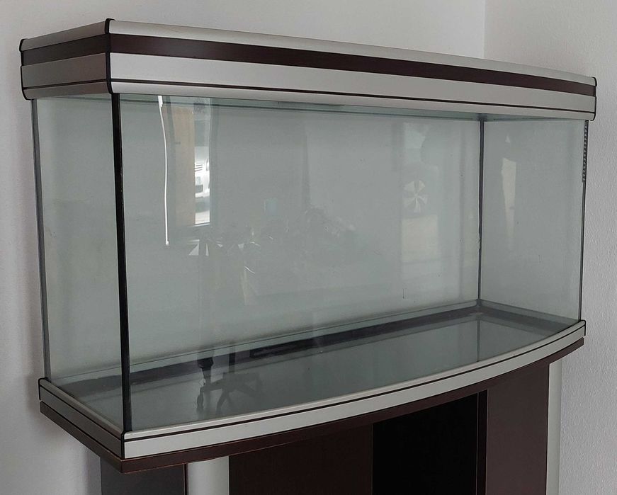Aquário Aquatlantis Curvo de 200 litros - usado em bom estado