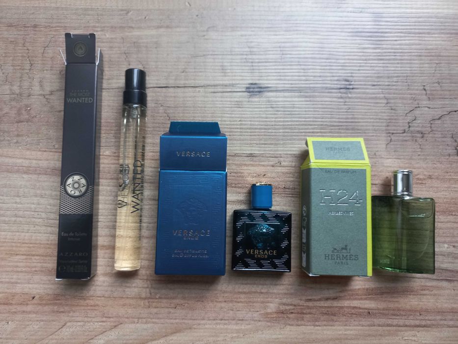 Zestaw perfum męskich miniaturek, Walentynki