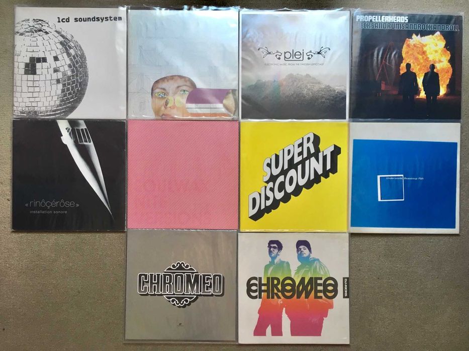Discos de vinil LP e EP - música electronica indie rock electro