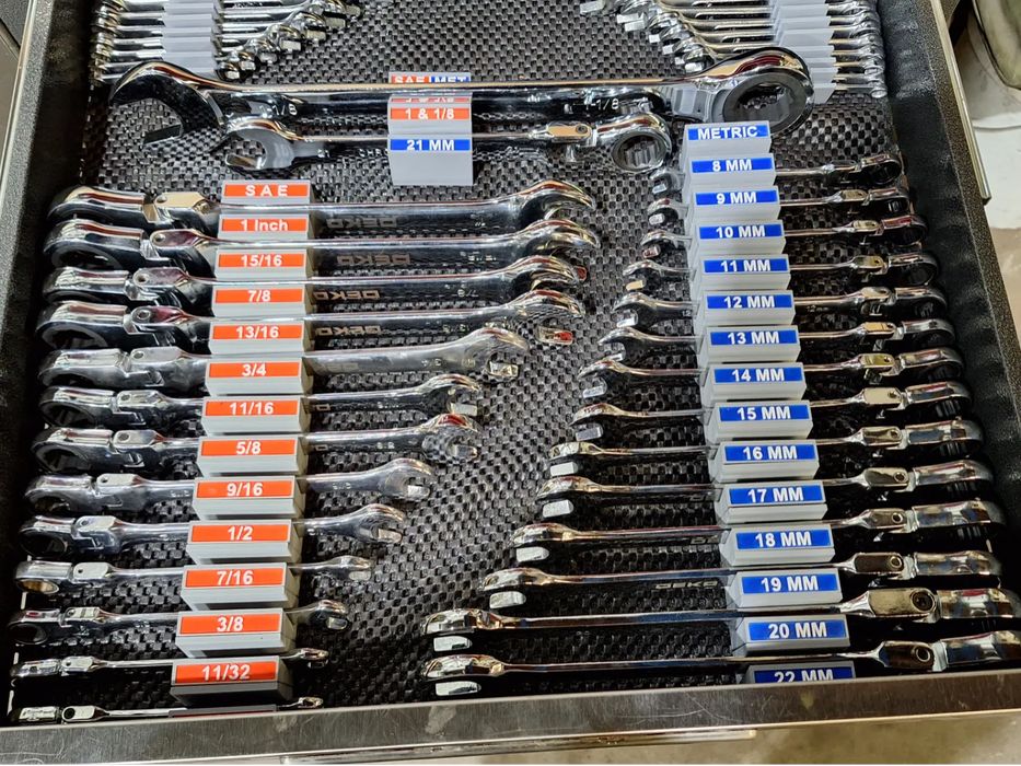 Módulos Organizadores de Chaves de Fendas com Íman