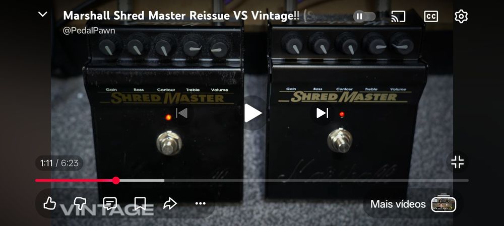 Marshall Shredmaster vintage 90s