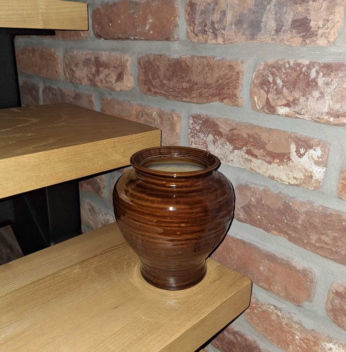 Oree Toscana brązowy wazon ceramiczny
