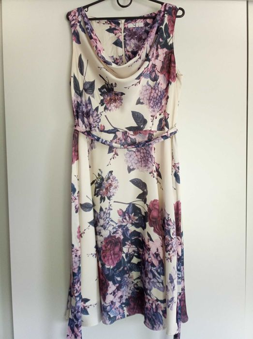 Sukienka na wesele, chrzciny w kwiaty 40/42