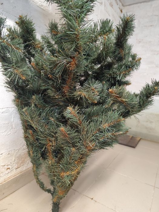 Ялинка штучна новорічна зелена, висота 1.85