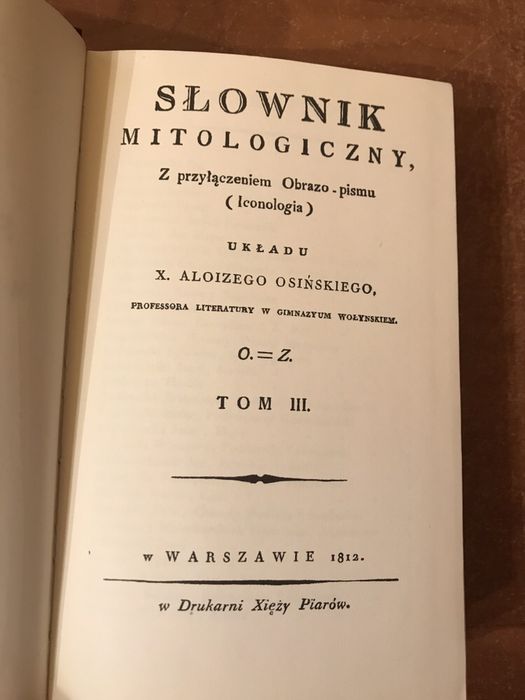 Słownik mitologiczny Aloizego Osinskiego