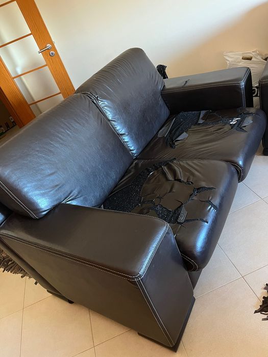Conjunto de Dois sofás 2 lugares e 3 lugares